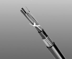 CT2242 Outdoor Single Mode Armoured Trackside Optical Fiber Cables